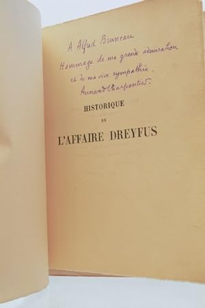 Historique de l'affaire Dreyfus