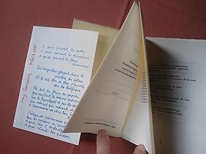 Image du vendeur pour La flute de cet indien de Cochabamba , Trs rare , dition originale un des 10 exemplaires numrots sur verg de Hollande enrichi d'un pome manuscrit de Amy Courvoisier mis en vente par Benot HENRY