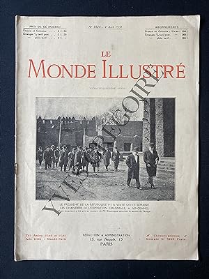 LE MONDE ILLUSTRE-N°3824-4 AVRIL 1931