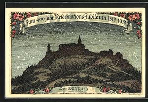 Künstler-Ansichtskarte Kallista: Eisenach, Die Wartburg anno 1690 - 400jähr. Reformations-Jubiläu...