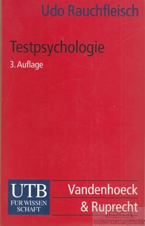 Bild des Verkäufers für Testpsychologie zum Verkauf von Leipziger Antiquariat