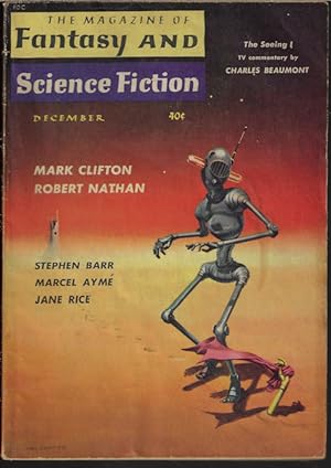 Bild des Verkufers fr The Magazine of FANTASY AND SCIENCE FICTION (F&SF): December, Dec. 1959 zum Verkauf von Books from the Crypt