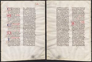 Missal Missale manuscript manuscrit Handschrift - (Blatt / leaf "XLV")