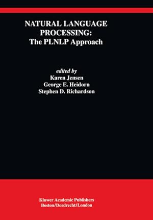 Bild des Verkufers fr Natural Language Processing: The PLNLP Approach zum Verkauf von NEPO UG