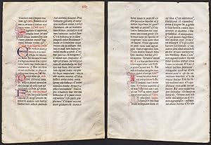 Missal Missale manuscript manuscrit Handschrift - (Blatt / leaf "XXVI")