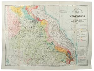 Map of Queensland showing positions of Artesian Borings and Perennial Springs also the approximat...