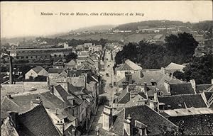 Ansichtskarte / Postkarte Meulan en Yvelines, Porte de Mantes, cotes d'Hardricourt et de Mezy