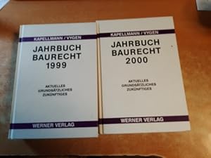 Seller image for JAHRBUCH BAURECHT. Aktuelles, Grundstzliches, Zuknftiges / Hrsg. von Klaus D. Kapellmann. Band. 1999-2001, 2004, 2005, 2007, 2009-2013 (11 BCHER) for sale by Gebrauchtbcherlogistik  H.J. Lauterbach