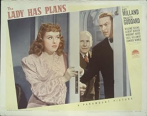 Imagen del vendedor de The Lady Has Plans Lobby Card 1942 Ray Milland, Paulette Goddard a la venta por AcornBooksNH