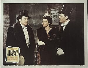 Bild des Verkufers fr Lillian Russell Lobby Card 1940 Alice Faye, Don Ameche, Henry Fonda zum Verkauf von AcornBooksNH