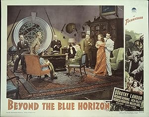 Image du vendeur pour Beyond the Blue Horizon Lobby Card 1942 Dorothy Lamour, Richard Denning mis en vente par AcornBooksNH