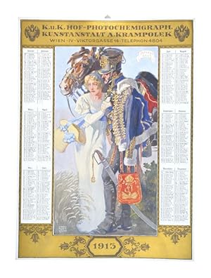 Bild des Verkufers fr 2 Wandkalender auf das Jahr 1913. zum Verkauf von Versandantiquariat Wolfgang Friebes