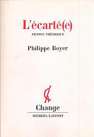 Bild des Verkufers fr L'carte : Fiction thorique (Change) zum Verkauf von JLG_livres anciens et modernes