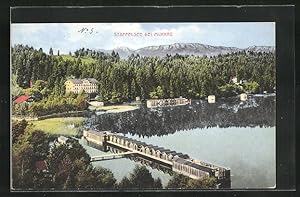 Ansichtskarte Murnau, Staffelsee mit Hotel