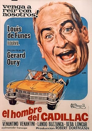 "LE CORNIAUD" (EL HOMBRE DEL CADILLAC) Réalisé par Gérard OURY (1964) avec Louis DE FUNES et BOUR...