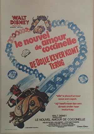 "LE NOUVEL AMOUR DE COCCINELLE (HERBIE RIDES AGAIN)" HERBIE RIDES AGAIN (1974) Production WALT DI...