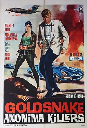 "MISSION SUICIDE A SINGAPOUR" GOLDSNAKE (ANONIMA KILLERS) / Réalisé par Ferdinando BALDI en 1966 ...