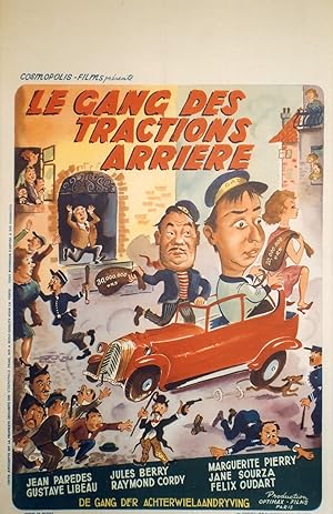 "LE GANG DES TRACTIONS-ARRIÈRE" Réalisé par Jean LOUBIGNAC en 1950 avec Jean PAREDES, Jules BERRY...