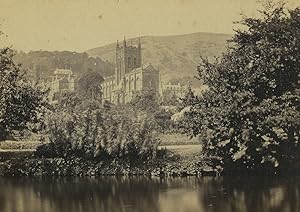 United Kingdom Malvern Priory Church Old CDV Photo Bedford 1870