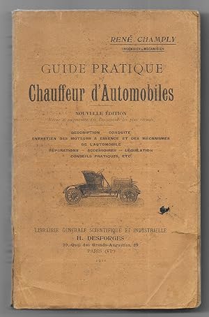 Guide Pratique du Chaffeur d'Automobiles 1911