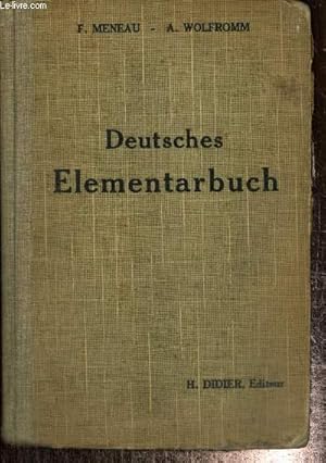 Seller image for Deutsches Elementarbuch for sale by Le-Livre