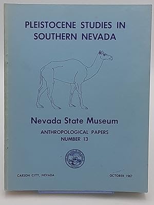 Bild des Verkufers fr Pleistocene Studies in Southern Nevada. zum Verkauf von Zephyr Books