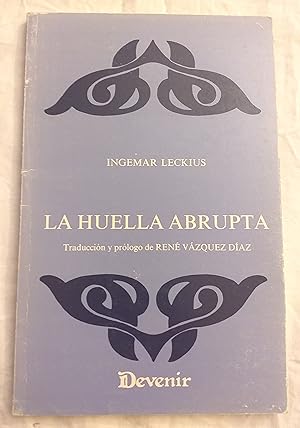 Imagen del vendedor de La huella abrupta a la venta por Aaromadelibros