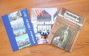 3 Architekturzeitschriften im Konvolut: HB Bildatlas spezial: Bauwerke der Gründerzeit + AW Archi...