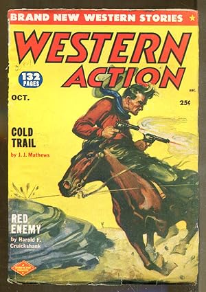 Image du vendeur pour Western Action: October, 1952 mis en vente par Dearly Departed Books