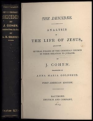 THE DECIDES: Analysis of the Life of Jesus, and of the Several Phases of the Christian Church in ...