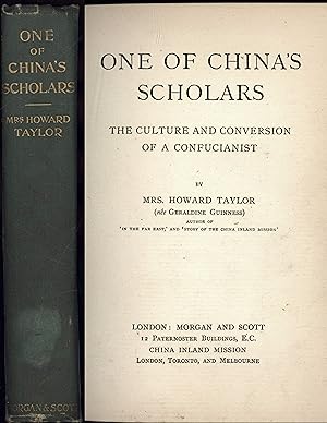 Imagen del vendedor de ONE OF CHINA'S SCHOLARS: The Culture and Conversion of a Confucianist a la venta por North Country Books
