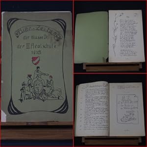 Bier-Zeitung der Klasse Ib der III. Realschule 1918.