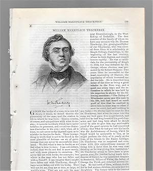 Image du vendeur pour William Makepeace Thackeray mis en vente par Legacy Books II