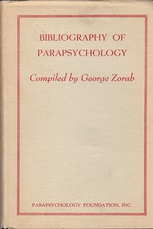 Immagine del venditore per Bibliography of Parapsychology venduto da Clausen Books, RMABA