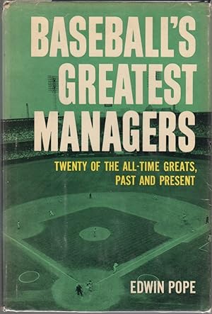 Immagine del venditore per Baseball's Greatest Managers: Twenty of the All-Time Greats, Past and Present venduto da Clausen Books, RMABA