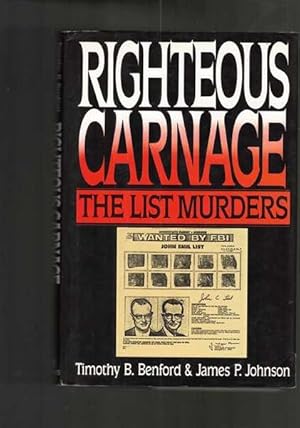 Seller image for Righteous Carnage: The List Murders for sale by Berry Books