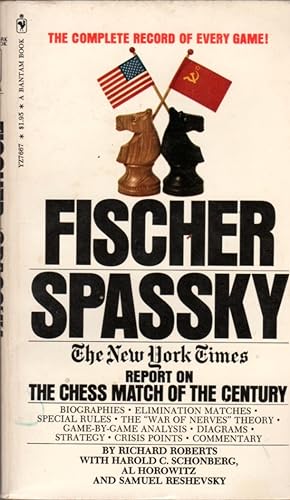 Bild des Verkufers fr Fischer Spassky : Report on the Chess Match of the Century zum Verkauf von Clausen Books, RMABA