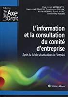 Seller image for L'information Et La Consultation Du Comit D'entreprise : Aprs La Loi De Scurisation De L'emploi for sale by RECYCLIVRE
