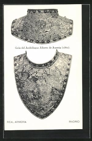 Ansichtskarte Reformation, Madrid, Real Armeria, Gola del Archiduque Alberto de Austria