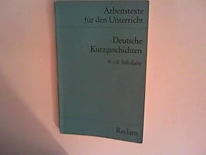 Bild des Verkufers fr Deutsche Kurzgeschichten Arbeitstexte fr den Unterricht zum Verkauf von ANTIQUARIAT FRDEBUCH Inh.Michael Simon