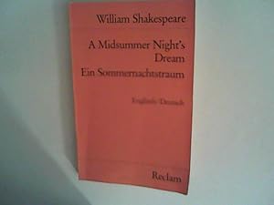 Imagen del vendedor de A Midsummer Night's Dream / Ein Sommernachtstraum: English / Deutsch a la venta por ANTIQUARIAT FRDEBUCH Inh.Michael Simon