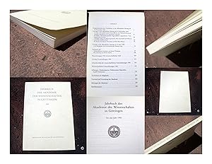 Image du vendeur pour Jahrbuch der Akademie der Wissenschaften in Gttingen fr das Jahr 1985. mis en vente par Versandantiquariat Abendstunde