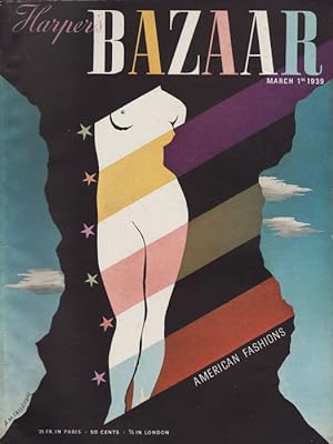 Image du vendeur pour Harper's Bazaar 1939 March (Magazine) mis en vente par William Chrisant & Sons, ABAA, ILAB. IOBA, ABA, Ephemera Society