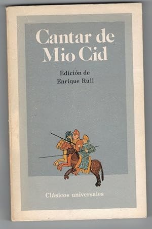 Image du vendeur pour Cantar de Mo Cid mis en vente par Librera Dilogo