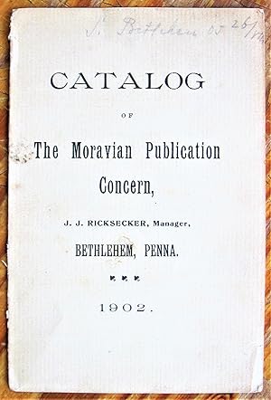 Catalog of the Moravian Publication Concern