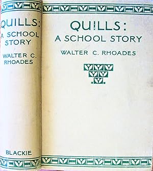 Immagine del venditore per Quills. A School Story venduto da Ken Jackson