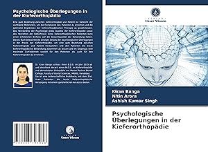 Seller image for Psychologische berlegungen in der Kieferorthopaedie for sale by moluna