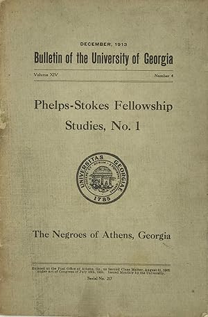 Imagen del vendedor de The Negroes of Athens, Georgia a la venta por Bartleby's Books, ABAA