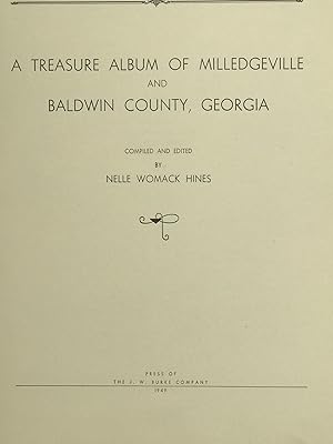 Seller image for A Treasure Album of Milledgeville and Baldwin County, Georgia for sale by Bartleby's Books, ABAA