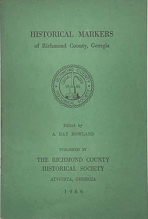 Historical Markers of Richmond County, Georgia